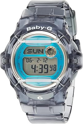 Montre numérique casio baby-g pour femme avec cadran et bracelet en résine