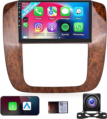 [2+32g] autoradio android 11 pour gmc yukon chevrolet chevy silverado tahoe suburban 2007-2012 avec apple carplay et android auto, autoradio 9 pouces avec radio bluetooth fm/rds wifi gps hifi + caméra de recul. Diaytar : Votre source de bonnes affaires en ligne