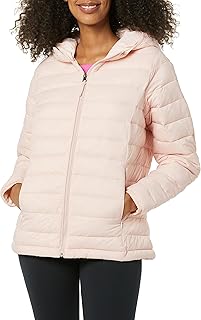 Amazon essentials doudoune légère à manches longues et fermeture éclair imperméable empilable