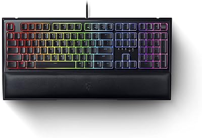 Clavier de jeu razer ornata v2, interrupteur à membrane hybride en mica, molette