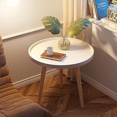 Table de chevet moderne platto du milieu du siècle, table basse de style