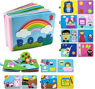 Livre de beauté tranquille livre en tissu 3d pour les tout-petits