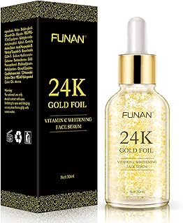 Sérum facial topique à l'or 24 carats avec vitamine c et acide