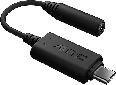 Adaptateur de microphone à réduction de bruit asus ai, noir, 1, 90yh02l1-b2ua00, adaptateur de microphone asus ai nc / usb-a. Diaytar : L'e-commerce accessible à tous les Sénégalais