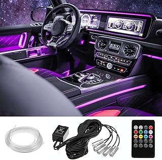 Éclairage led de voiture éclairage intérieur de voiture rvb 5 en 1 avec