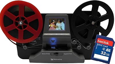 Convertisseur numérique de films wolverine 8 mm et super avec écran