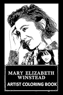 Livre de coloriage d'artiste : mary elizabeth winstead illustrations colorées pour apaiser l'anxiété