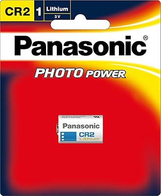 Batterie panasonic compatible avec les appareils photo 1 - 1,5 ampères - cr123