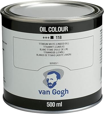 Peinture à l'huile van gogh, boîte 500 ml, blanc de titane