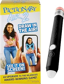 Jeu familial picture air 2 pour enfants et adultes avec stylo lumineux noir
