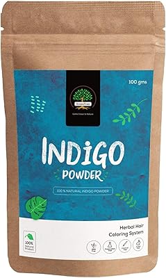 Poudre à base de plantes green tree indigo - teinture naturelle pour cheveux