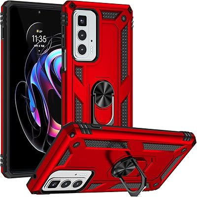 Coque de protection motorola moto edge 20 pro, anneau de protection en silicone
