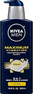 Lotion nourrissante 3 en 1 nivea men maximum hydration, 16,9 fl oz. Diaytar : Là où commence votre expérience shopping idéale