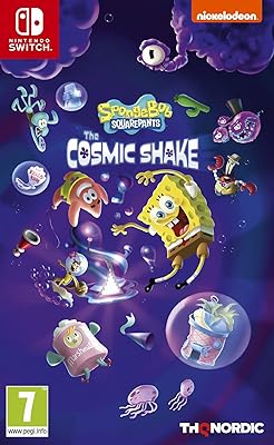 Pantalon carré bob l'éponge the cosmic shake d1 - switch - édition pegi