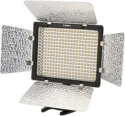 Yn-300 iii lampe led pour appareil photo température de couleur
