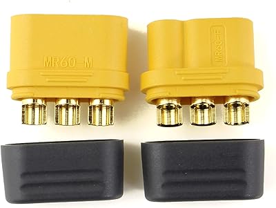 10 paires de connecteurs amass mr60 femelle et mâle, connecteur bullet 3.5 pour connecteur de moteur esc.. Toutes les catégories, tous les prix sur Diaytar