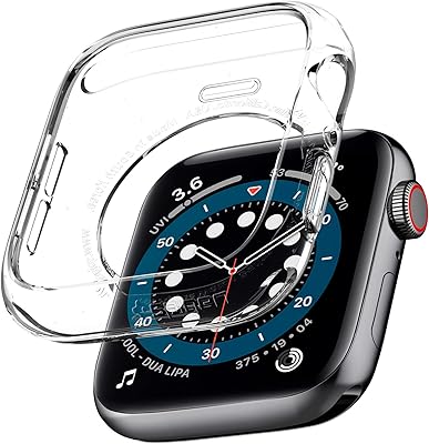 Coque spigen à cristaux liquides pour apple watch series 44 mm