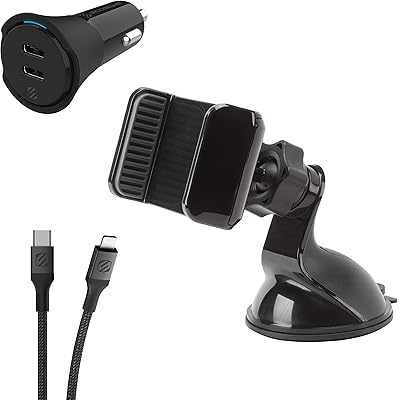 Chargeur de voiture double rapide skosch uh 4wdpd40l-xc0 chargeur 40 w