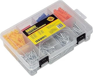 Kit de vis dannio | 254 pièces d'ancrage pour cloisons sèches auto-perceuses