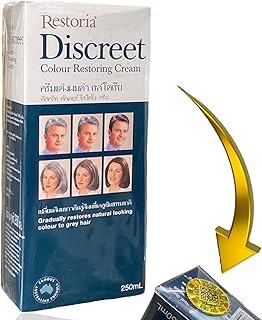 1 restoria discreet crème réparatrice de couleur 250 ml - avec hologramme original - restaure sans effort les cheveux gris naturels. Diaytar : Le discount intelligent pour consommateurs avisés
