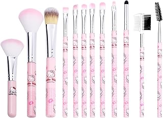 Ensemble de pinceaux de maquillage g-aura kitty kat pour filles - 12 pièces