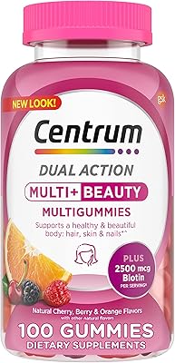 Centrum multi plus beauty multivitamines double action spécialement conçues avec de la biotine