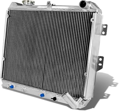 Dna motoring radiateur entièrement en aluminium 3 rangées ra-rx784-3 compatible avec mazda