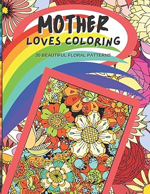 Livre de coloriage : mère adore colorier. livre de coloriage relaxant