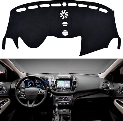 Couvercle de tableau de bord speedow compatible avec ford escape 2014-2019