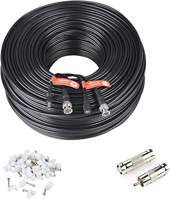Câbles bnc tout-en-un tonton 300ft 91m 4k 8mp câble mini rg59 rallonge