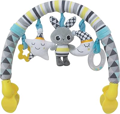 Good night toys and activity bar de moon, jouets suspendus, planche d'activités