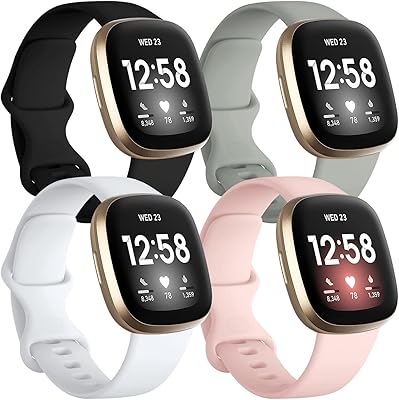 Bracelets getino compatibles avec fitbit sense et fitbit versa 3, bracelet de sport