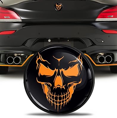 Biomar labs compatible avec l'emblème bmw 51148219237 tige insignia tuning 74 mm orange