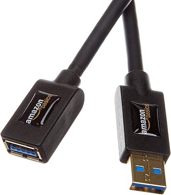 Câble d'extension usb 3.0 amazonbasics a-mâle vers a-femelle 33 pieds