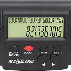 Bloqueur d'appels pour téléphones fixes dispositif de blocage avec écran lcd arrêtez les appels. Redéfinissez vos attentes shopping avec Diaytar