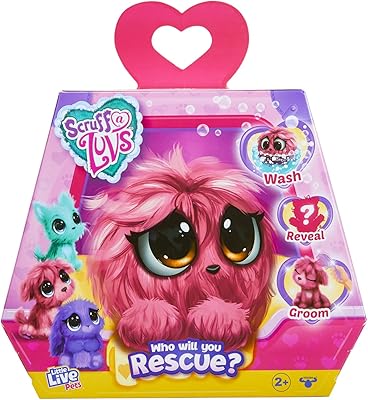 Little live pets scruff-a-loves mystery animal 30145 | découvrez, lavez, toilettez et sauvez