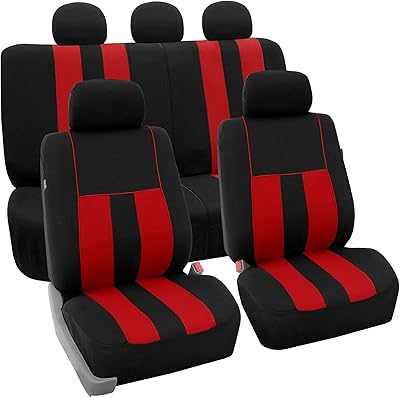 Les housses de siège de voiture rouges universelles fb036red115 conviennent à la plupart