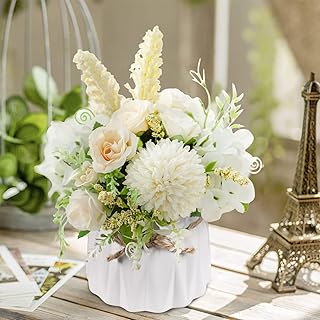 Aoshuang bouquet de fleurs artificielles avec vase bouquet de roses dans un décoration