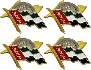 4 pièces insigne d'épinglette du drapeau baticap des émirats arabes unis 50 ans