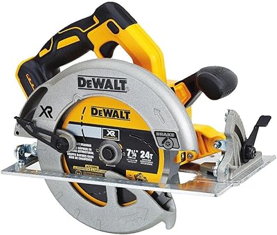 Scie circulaire dewalt 20 v max 7-1 4 pouces avec frein outil