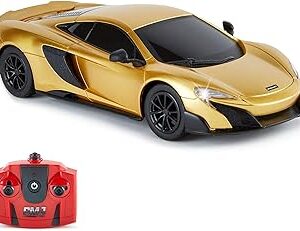 Cmjrc cars 675lt sous licence officielle mclaren rc car à l'échelle 1:24, lumières de travail dorées 2,4 ghz. excellent jouet automobile pour enfants. Votre satisfaction, notre priorité chez Diaytar
