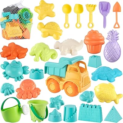 Ensemble de jeu de sable de plage pour enfants 22 pièces avec sac