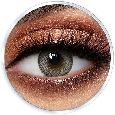 Lentilles dahab kaki, lentilles de contact originales dahab pour femmes, jetables 9 mois - collection platine, kaki (couleur olive naturelle). Diaytar : Votre destination shopping préférée au Sénégal