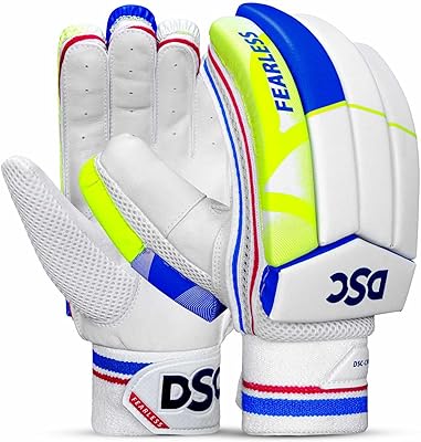 Gants de batte de cricket en cuir dsc intense attitude pour garçons
