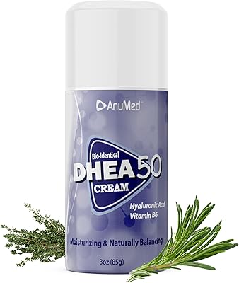 Anomed crème dhea entièrement naturelle 50 mg (déhydroépiandrostérone) + acide