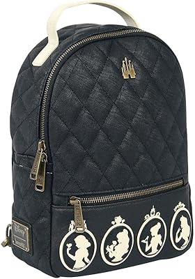Petit sac à dos en simili cuir loungefly disney princess - wdbk0897, taille