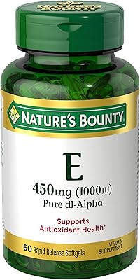 Vitamine e nature's bounty, soutient la santé immunitaire et la santé antioxydante, 1