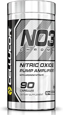 Supplément cellucor chromium nitric oxide no3 avec nitrate d'arginine pour la pompe musculaire