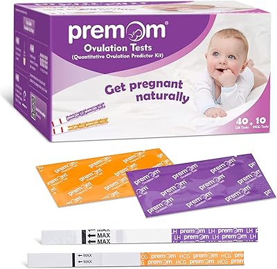 Kit de prédiction quantitative de l'ovulation premium : 40 tests d'ovulation + 10