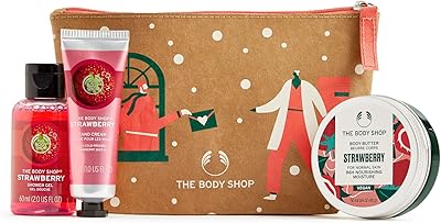 The body shop julie & juicy strawberry mini coffret cadeau cadeau de soins